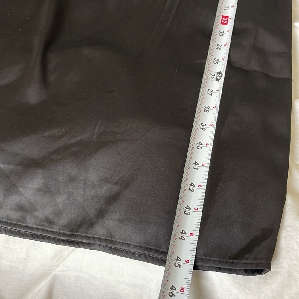 Old Navy | Black | Cowl Neck | Spaghetti Strap | Satin | Slip Dress | Size S - Picture 15 of 17